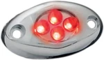Kuryakyn 4702 Four L.e.d. Accent Light Amber Red Chrome New. Fixed Price $35.00.