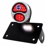 United Pacific 86818 Tail Light Stainless Steel, Black Housing, 1928 Duo Lamp,. Fixed Price $110.00.