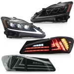 Amber Led Headlights + Smoked Taillights For 06-13 IS250/350 Sedan 08-14. Fixed Price $561.18.