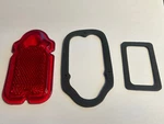 Harley Panhead Knucklehead Tombstone Tail Lamp Lens Kit 47-54 Oem 68090-47. Fixed Price $29.95.