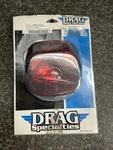 Drag Specialties Laydown Taillight Lens With Top Tag Window 0902-6320 (697). Fixed Price $60.00.