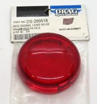 DS-280518 Drag Specialties Red Turn Signal Lens For Harley Fxd Fld Fls Vrs Flt. Fixed Price $13.72.