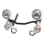 4.5" Led Spot Passing Lights Turn Signals Bar For Harley Touring Road King 94-24. Fixed Price $125.50.