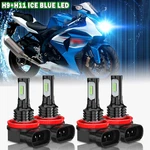 For Suzuki GSXR1000 2009-2016 4X H9+H11 Led Headlights Bulbs High Low Beam Blue. Fixed Price $20.99.