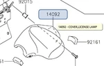 Kawasaki Oem 2009-2020 Vulcan License Plate Light 14092-0090. Fixed Price $57.77.