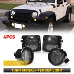 For 2007-18 Wrangler Jk Smoked Side Marker Lamp Lights Amber Led Bulb Waterproof. Fixed Price $38.94.