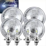 5-3/4" 5.75 Inch Round Led Halo Headlights Angel Eyes High Low Beam Drl 4PCS. Fixed Price $58.30.