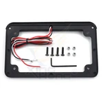 Fit For Honda/suzuki/yamaha/kawasaki/harley Black 7"X4 Led License Plate Frame. Fixed Price $17.99.