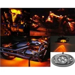 1 Orange Amber Led Chrome Modules Motorcycle Chopper Frame Neon Glow Lights Pod. Fixed Price $8.95.