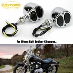 Motorcycle Led Turn Signal Lights Amber&white Lamp For Honda Bobber Cafe Racer. Fixed Price $15.71.