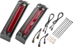 Ciro '23-'25+ Filler Panel Tail Lights Red Lens Black 42053. Fixed Price $499.99.