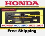 2024 Honda Accord Oem Front Bumper Cover License Plate Bracket Holder Frame. Fixed Price $23.45.