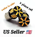 Pair Amber Led Turn Signal Bulbs For Vespa P125X P150X 1977 1983 Visibility. Fixed Price $14.99.