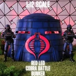 Gi Joe Cobra Battle Bunker With Red Led - 1:12 Scale, Classified Custom. Fixed Price $149.99.