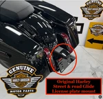 Oem Harley 23-26 Road Street Glide Rear Fender License Plate Tag Mount Light. Fixed Price $89.95.