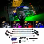 4PC Ledglow Million Color Golf Cart Underbody Light Kit 12 Volt Ez. Fixed Price $69.97.