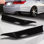 Hecasa For 2013-15 Honda Accord 4-DR Hfp-style Black Rear Bumper Spoiler Lip 2PC. Fixed Price $43.90.