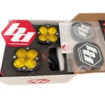 Baja Designs Squadron Pro Led Pair Amber Driving/combo Fog Lights & Rock Guards. Fixed Price $460.85.