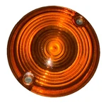 68571-63A Harley-davidson Bullet Turn Signal Lens Amber 1963-85 Fl & 1971-73 Fx. Fixed Price $5.00.