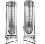 Ciro Filler Panel Accent Lights W/ Led Run/turn/brake Chrome 40002. Fixed Price $324.99.