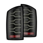 For 07-08 Dodge Ram Alpharex Luxx Black Sequential Led Tail Lights Lamps. Fixed Price $394.25.