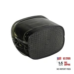 Flashing Strobe Squareback Led Tail Brake Light Kit For Harley Davidson Smoked. Fixed Price $141.76.