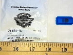 Nos Genuine Harley-davidson Blue Highbeam Indicator LENS#71151-92, Softail 92-95. Fixed Price $6.95.