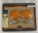 Harley Davidson Genuine 09 Front Turn Signal Trim Ring Bullet 69752-04. Fixed Price $22.45.
