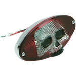 Drag Specialties Taillight Red Cat Eye With Skull Face 12-0403RCR-BC3. Fixed Price $64.60.