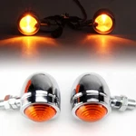 Motorcycle Bullet Turn Signals Indicator Lights For Harley Honda Bobber Chopper. Fixed Price $9.99.
