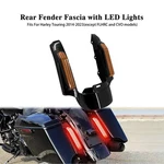 Rear Fender Extension Fascia Extender Led Light For Harley Road King 2014-25. Fixed Price $65.79.