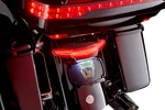 Ciro Latitude Black Tail Light & License Plate Mount For 2014-24 Harley Touring. Fixed Price $399.99.