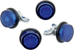 Chris Products Blue License Plate Reflectors Pack CH4B. Fixed Price $5.00.