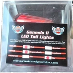 Custom Dynamics Squareback Led Taillight Red W/o Lic Plate Illum Wndow 2010-0761. Fixed Price $90.00.