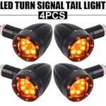 4X Motorcycle Led Bullet Brake Blinker Turn Signals Tail Lights For Harley Honda. Fixed Price $13.50.
