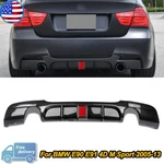 Carbon Color Rear Diffuser Lip W/ Light For Bmw Series E90 E91 Sport 2005-13. Fixed Price $125.89.