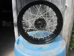 Vintage Kelsey Hayes 16INX3 Wheel Harley Davidson Pan Head Cadium Spoke Star Hub. Fixed Price $250.00.