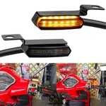 Motorcycle Handlebar Led Turn Signal Blinker Lights For Vespa Gts Px 125 Scooter. Fixed Price $16.85.