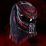 Great Predator Motorcycle Helmet Street Fire Style (dot & Ece Certified). Fixed Price $300.00.