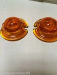 Harley Guide DH-49 Bullet Marker Amber Fish Eye Lenses Qty 2. Fixed Price $39.95.