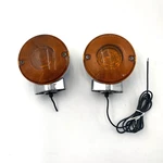 Chris Products Single Wire Front Flat Turn Signals Pair 94-24 Touring Softail. Fixed Price $36.90.