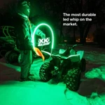 Glow Xk-whip-sta Single Xkchrome Led For Utv, Atv, Off Road 4X4. Fixed Price $210.00.