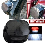 Smoke Laydown Led Brake Stop Tail Light For Harley Dyna Super Glide Fxd Touring. Fixed Price $25.99.