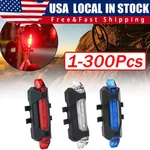 5 Led Usb Rechargeable Bike Tail Light Bicycle Safety Cycling Warning Rear Lamp. Fixed Price $431.69.