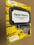 Cycle Visions CV4606BLH In Close Horizontal License Plate Holder With Light. Fixed Price $228.00.