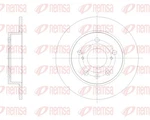 Remsa 61666.00 Brake Disc For Suzuki. Fixed Price $42.37.