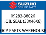 Suzuki Oem Part 09283-38026 Oil Seal (38X46X6). Fixed Price $16.90.