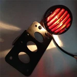 Black Side Mount Tag License Plate Holder Bracket Led Tail Light Brake. Fixed Price $35.63.