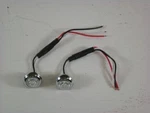 (2) Custom Mini 3/4" Round Amber Led Park Marker Turn Signal Lights Clear. Fixed Price $18.89.