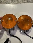Harley Davidson Oem Front Turn Signal Lights Pair Amber Used Untested. Fixed Price $39.99.